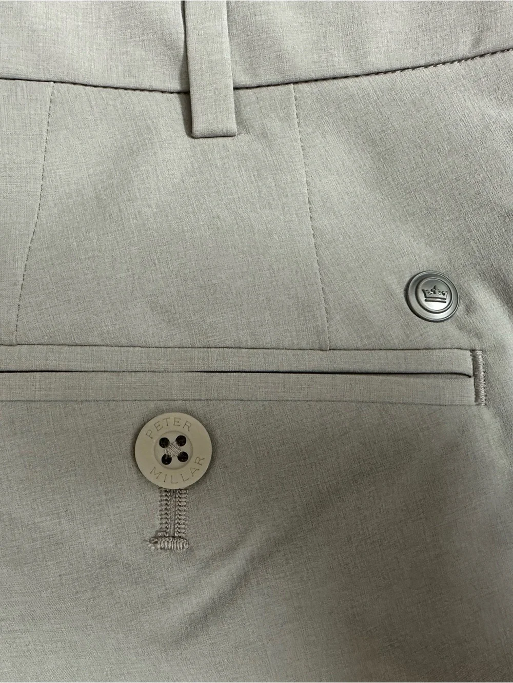 Peter Millar Stone Flat-Front Performance Shorts